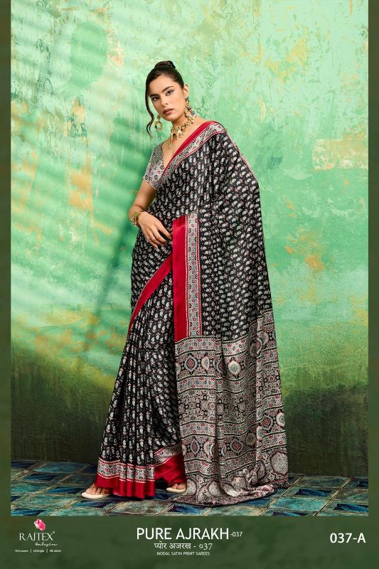 Rajtex Pure Ajrakh 037 Cheap saree wholesaler in Hyderabad